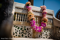 Indian wedding flower garland decoration. Indian wedding flower garland decoration.