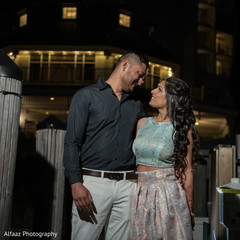 Indian bride and groom's romantic capture Indian bride and groom's romantic capture