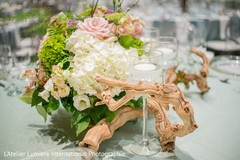 Indian wedding reception table decoration. Indian wedding reception table decoration.