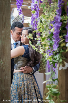 Indian lovebirds joyful moments. indian wedding reception fashion,indian bride and groom,indian bride hair and makeup