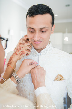 Indian groom getting ready capture Indian groom getting ready capture