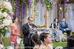 Enchanting Indian parents saying words to bride and groom. indian wedding reception,indian wedding fashion,indian bride and groom