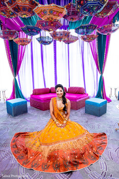 Lovely Indian bride posing on for a picture. Lovely Indian bride posing on for a picture.