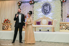 Indian groom's speech moment capture. indian wedding reception fashion,indian bride and groom,indian wedding mandap