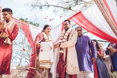 Sweet indian couple at their wedding ceremony. Sweet indian couple at their wedding ceremony.