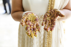 Indian bride's hands close up Indian bride's hands close up