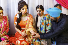 Indian bride's pre-wedding ritual photography Indian bride's pre-wedding ritual photography