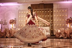 Dazzling Indian brides dance performance. indian wedding fashion,indian wedding hair and makeup,indian bride