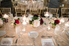 Creative Indian wedding reception table decor. Creative Indian wedding reception table decor.