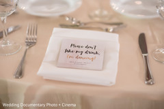 Lovely Indian wedding table notes. Lovely Indian wedding table notes.