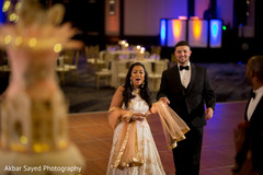Indian bride and groom entrance to wedding reception. indian bride and groom,indian wedding fashion,indian wedding reception