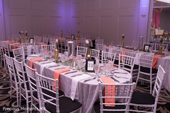 Graceful floral centerpiece and table number indian wedding reception,indian wedding reception floral and decor,indian wedding planning and design