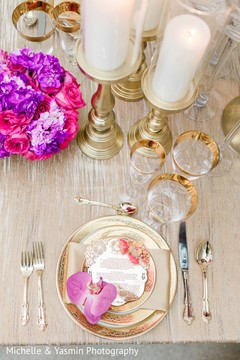 Indian wedding table set up Indian wedding table set up