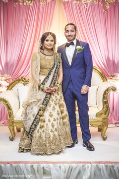 Lovely couple in their reception outfits indian wedding reception,indian wedding reception photography,indian bride and groom