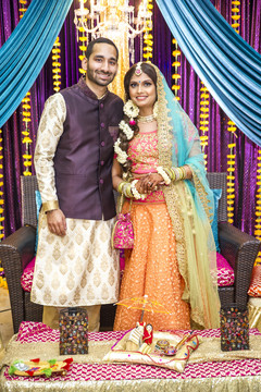 See this adorable indian couple indian wedding gallery,indian bride and groom,gaye holud