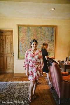 Indian bride being doled up photo. Indian bride being doled up photo.
