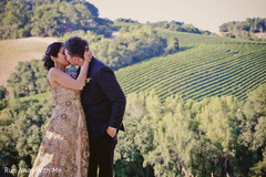 Lovely kiss capture of Indian bride and groom. Lovely kiss capture of Indian bride and groom.