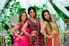 Dazzling Indian bride's family portrait. Dazzling Indian bride's family portrait.