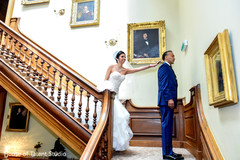 Indian bride and groom fist look photo. Indian bride and groom fist look photo.