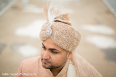 Elegant indian groom's turban Elegant indian groom's turban