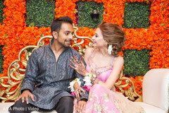 Lovely indian couple looking at each other Lovely indian couple looking at each other