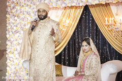 Indian groom's speech moment. Indian groom's speech moment.