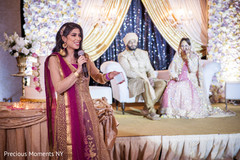 Elegant Indian bridesmaid capture at the wedding reception. Elegant Indian bridesmaid capture at the wedding reception.
