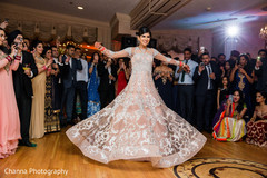 Indian bride's dance performance. Indian bride's dance performance.