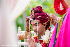 Indian groom during wedding traditions Indian groom during wedding traditions