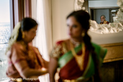 Indian bride getting ready to say "I Do" indian bride sari,indian bride fashion,bridal sari