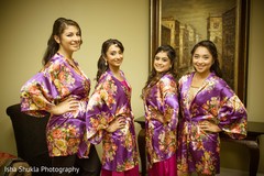 Sweet Indian bridesmaids posing for photo. Sweet Indian bridesmaids posing for photo.