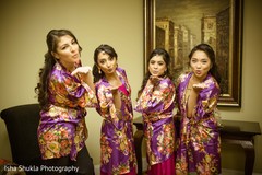 Joyful Indian bridesmaids capture. Joyful Indian bridesmaids capture.