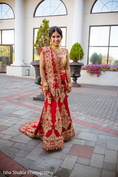 Beautiful Indian bride ready dolled up for her wedding ceremony ceremony. Beautiful Indian bride ready dolled up for her wedding ceremony ceremony.