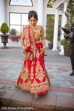 Indian bride ready for her wedding ceremony. Indian bride ready for her wedding ceremony.