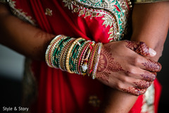Lovely Indian bride's bangles closeup capture. Lovely Indian bride's bangles closeup capture.