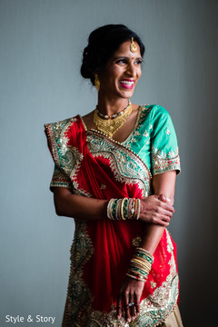 Lovely Indian bride smiling photography. Lovely Indian bride smiling photography.