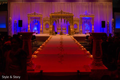 Magnificent Indian wedding ceremony aisle and mandap decoration. Magnificent Indian wedding ceremony aisle and mandap decoration.
