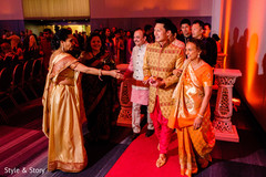 Indian groom arriving at the ceremony on a baraat ritual. Indian groom arriving at the ceremony on a baraat ritual.