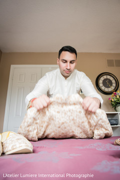 Indian groom getting ready capture Indian groom getting ready capture