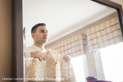 Enchanting indian groom getting ready Enchanting indian groom getting ready