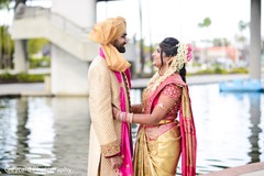 Charming indian bride and groom Charming indian bride and groom