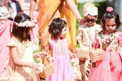 Indian wedding flower girls Indian wedding flower girls