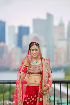 Adorable Indian bride looking to camera capture. Adorable Indian bride looking to camera capture.