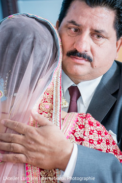 Indian bride with father tender moment Indian bride with father tender moment