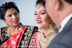 Sweet indian bride with parents Sweet indian bride with parents
