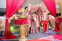 Indian bride's grand entrance Indian bride's grand entrance