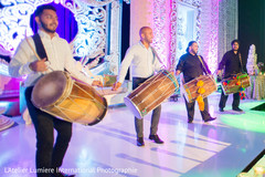 Dhol players during wedding reception Dhol players during wedding reception