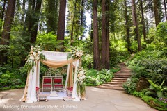 Elegant Indian wedding mandap seat decor. Elegant Indian wedding mandap seat decor.