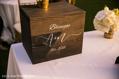 Indian wedding personalized box.
