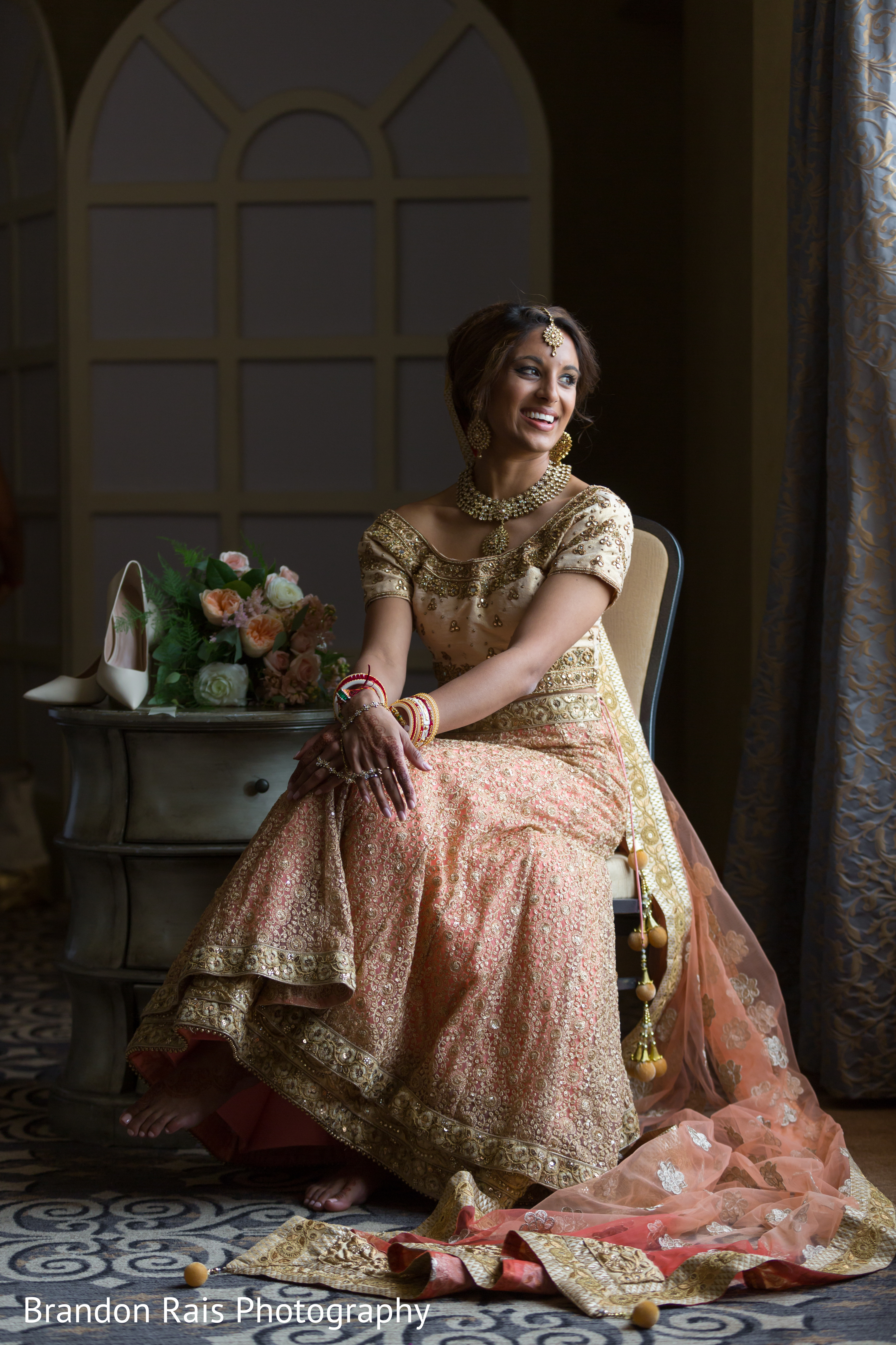 Indian bride getting ready for her wedding ceremony. | Photo 169455